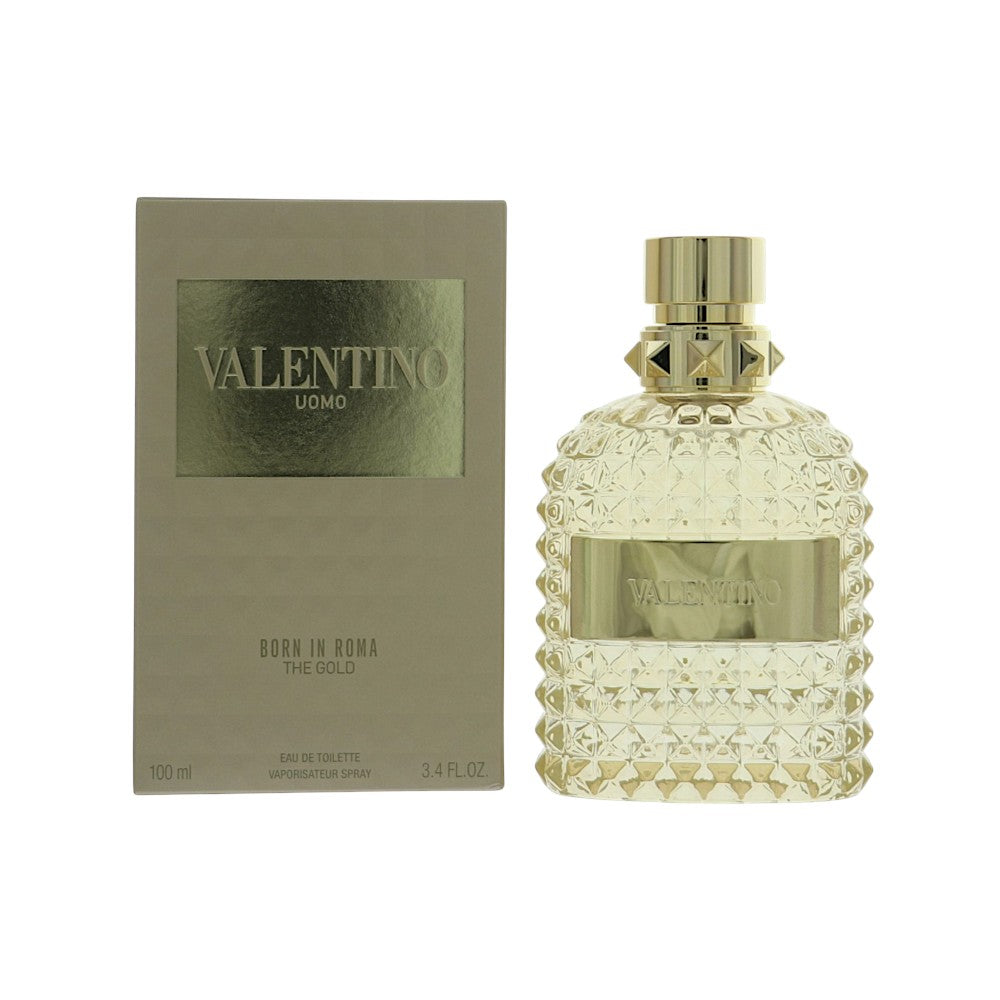 Born In Roma Gold by Valentino for Men - 3.4 oz EDT Spray