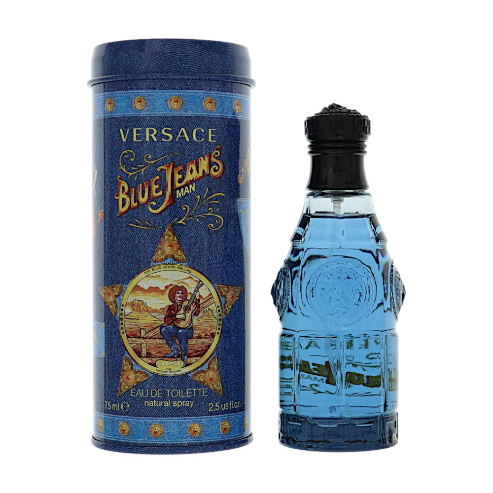 Blue Jeans by Versace for Men - 2.5 oz EDT Spray