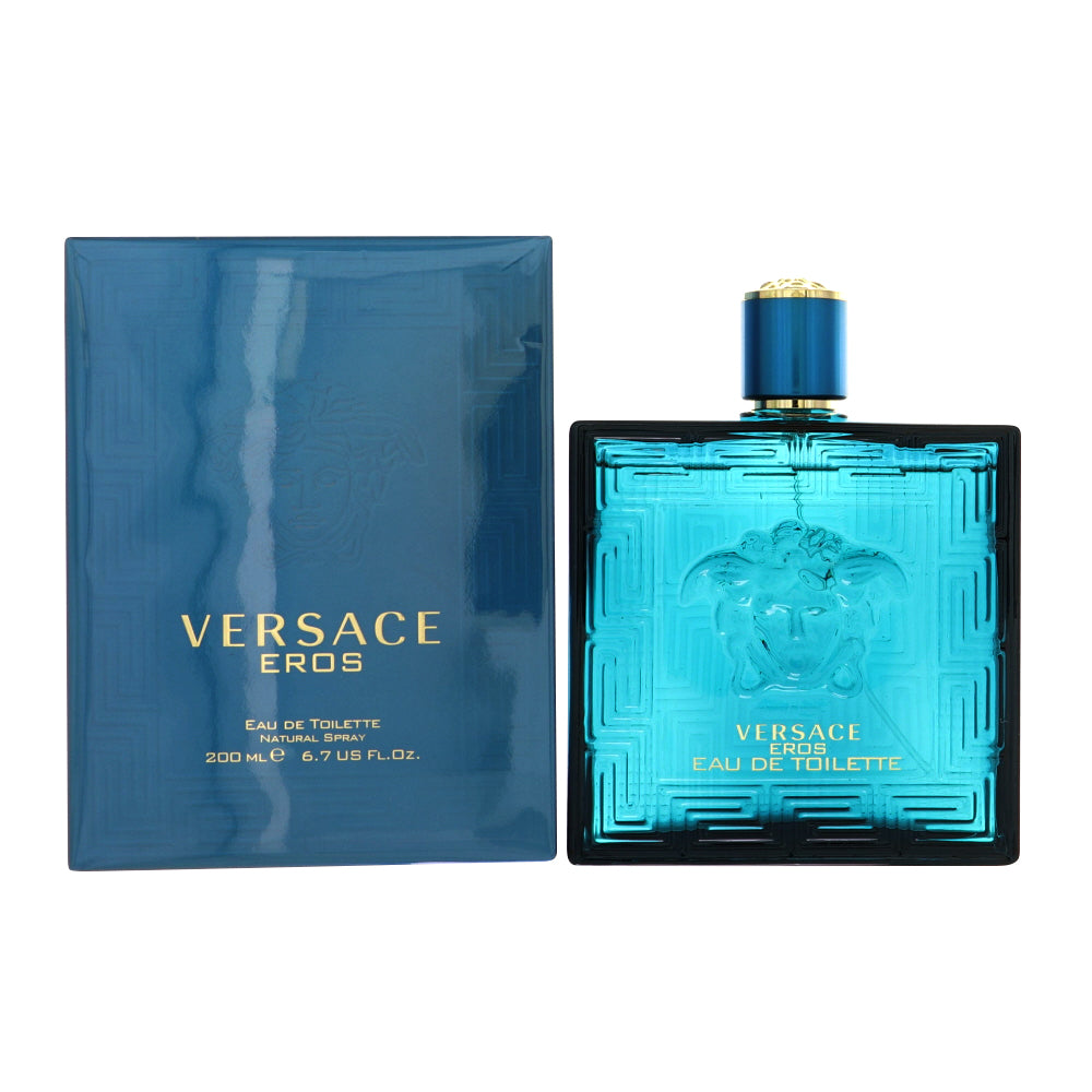 Versace Eros by Versace for Men - 6.7 oz EDT Spray