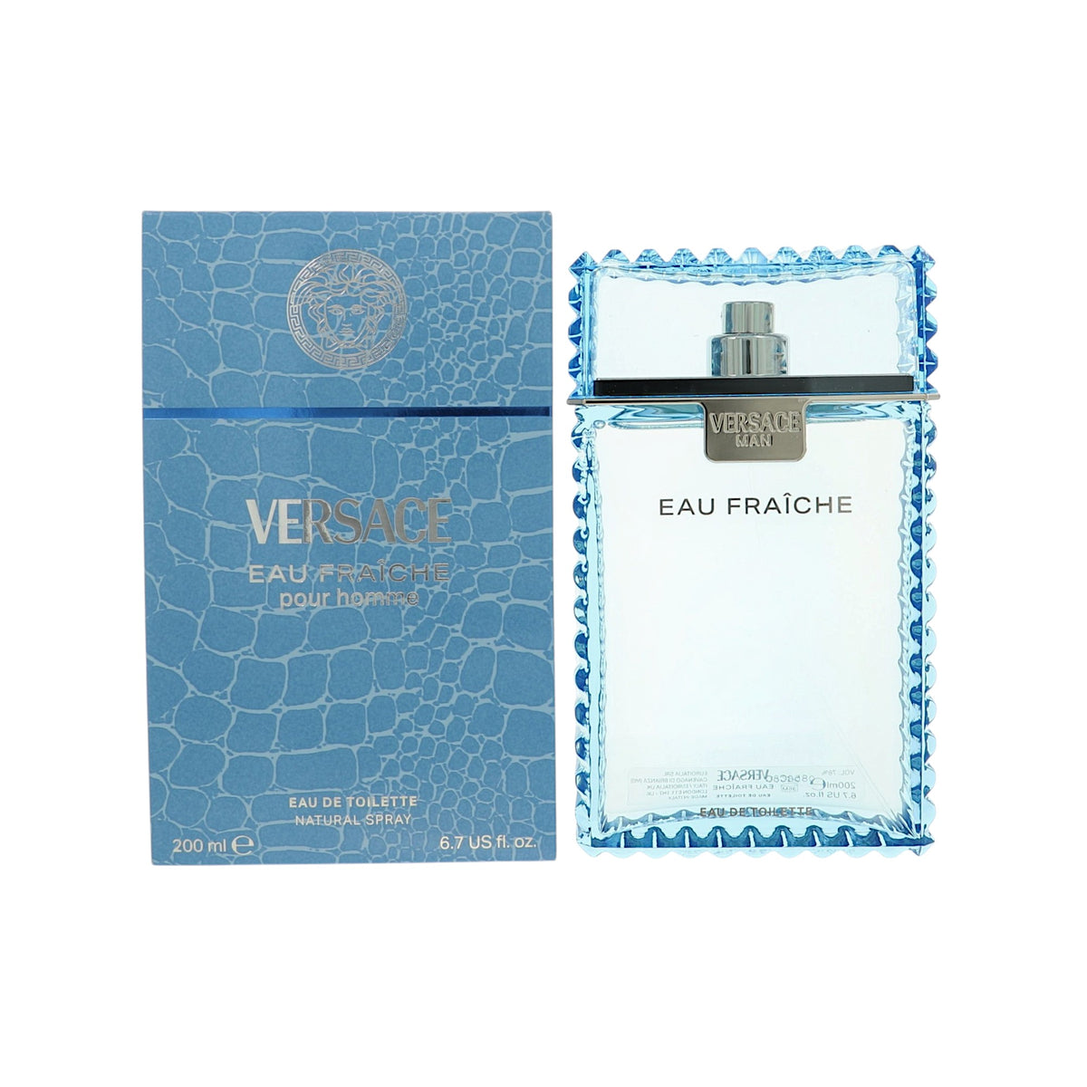 Versace Eau Fraiche by Versace for Men - 6.7 oz EDT Spray