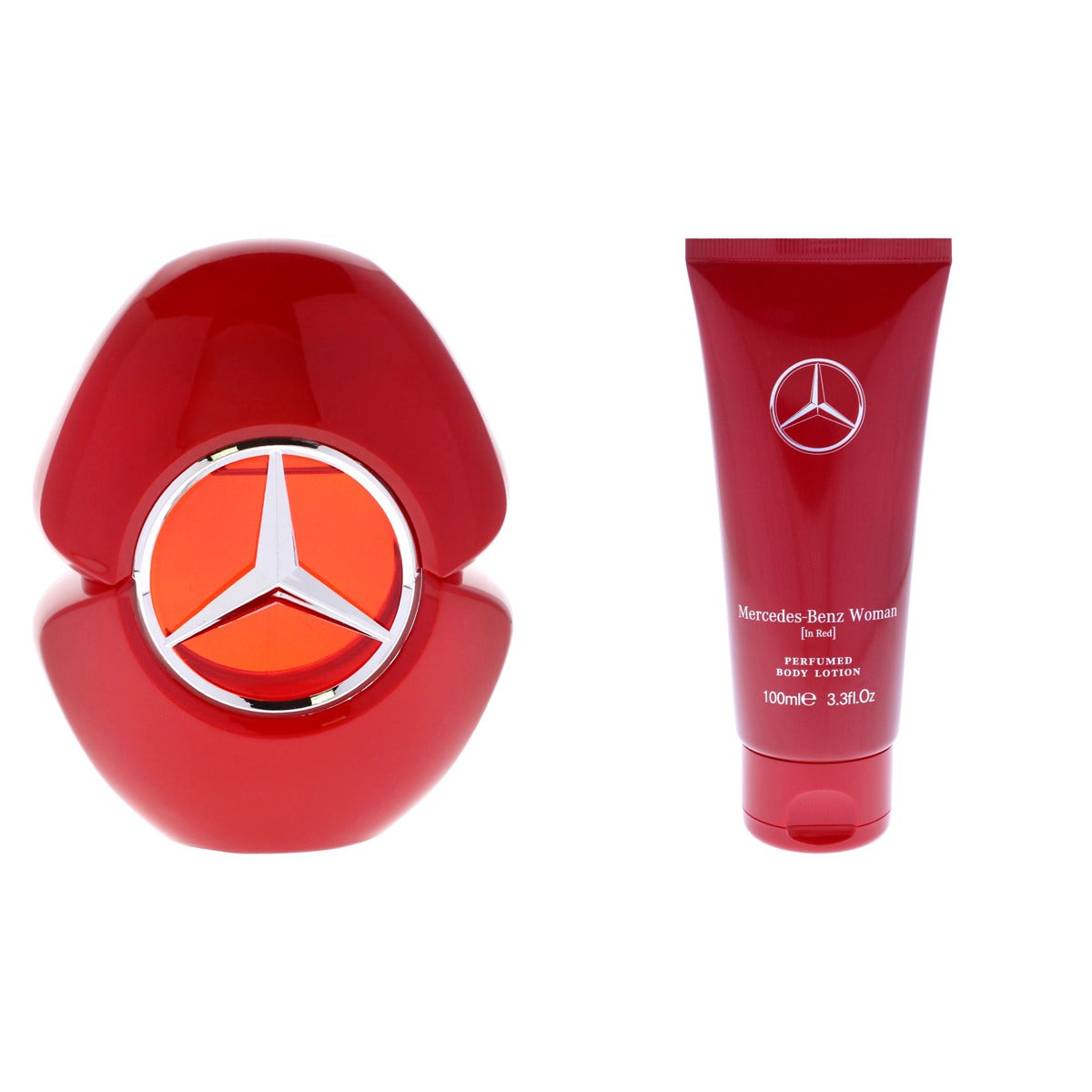Mercedes-Benz Woman Red Perfume and Lotion Bundle