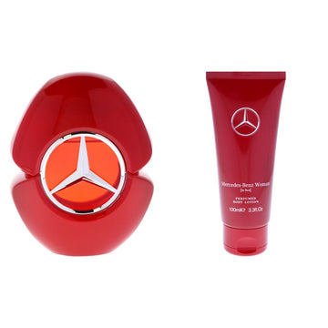 Mercedes-Benz Woman Red Perfume and Lotion Bundle