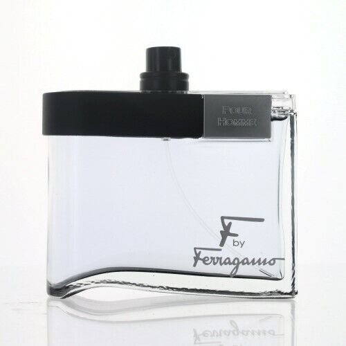 F By Ferragamo Pour Homme Black by Salvatore Ferragamo for Men - 3.3 oz EDT Spray (Tester)