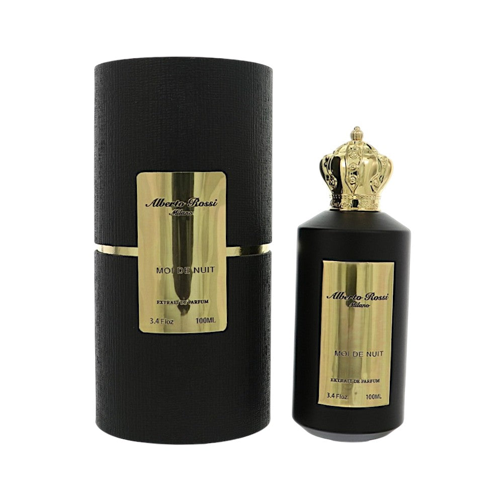Alberto Rossi Moi De Nuit by Milano for Unisex - 3.4 oz Extrait De Parfum Spray