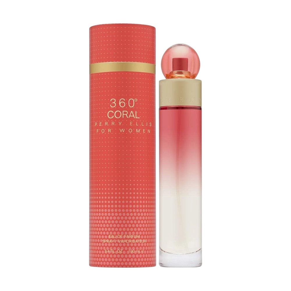 Perry Ellis 360 Coral by Perry Ellis for Women - 3.4 oz EDP Spray