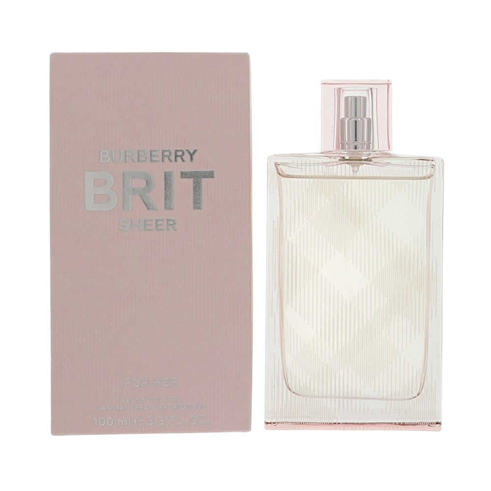 Burberry Brit Sheer by Burberry for Women - 3.3 oz EDT Spray