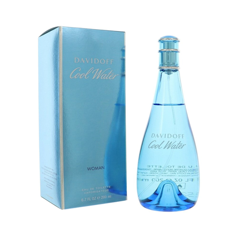 Cool Water by Davidoff for Women - 6.7 oz EDT Spray