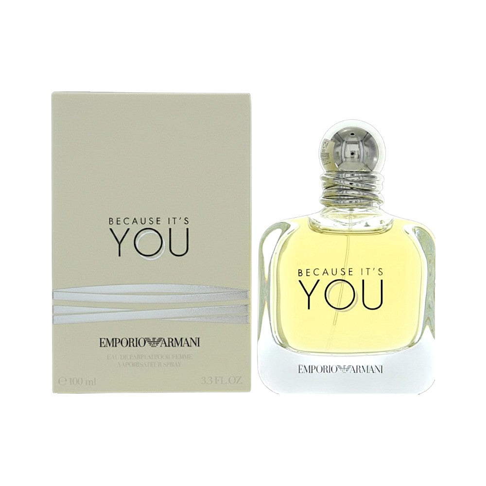 Emporio Armani Because Its You by Giorgio Armani for Women - 3.3 oz EDP Spray