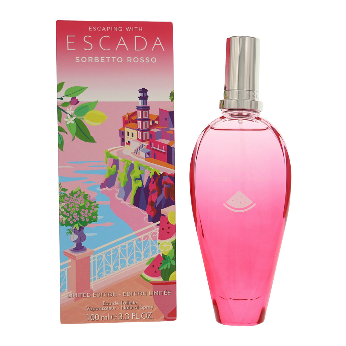 Sorbetto Rosso by Escada for Women - 3.3 oz EDT Spray