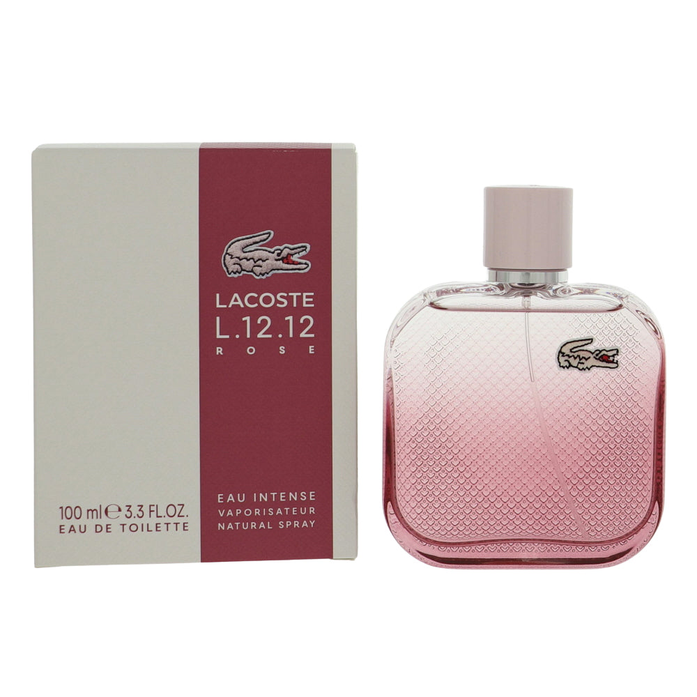 Lacoste L.12.12 Rose Eau Intense by Lacoste for Women - 3.3 oz EDP Spray