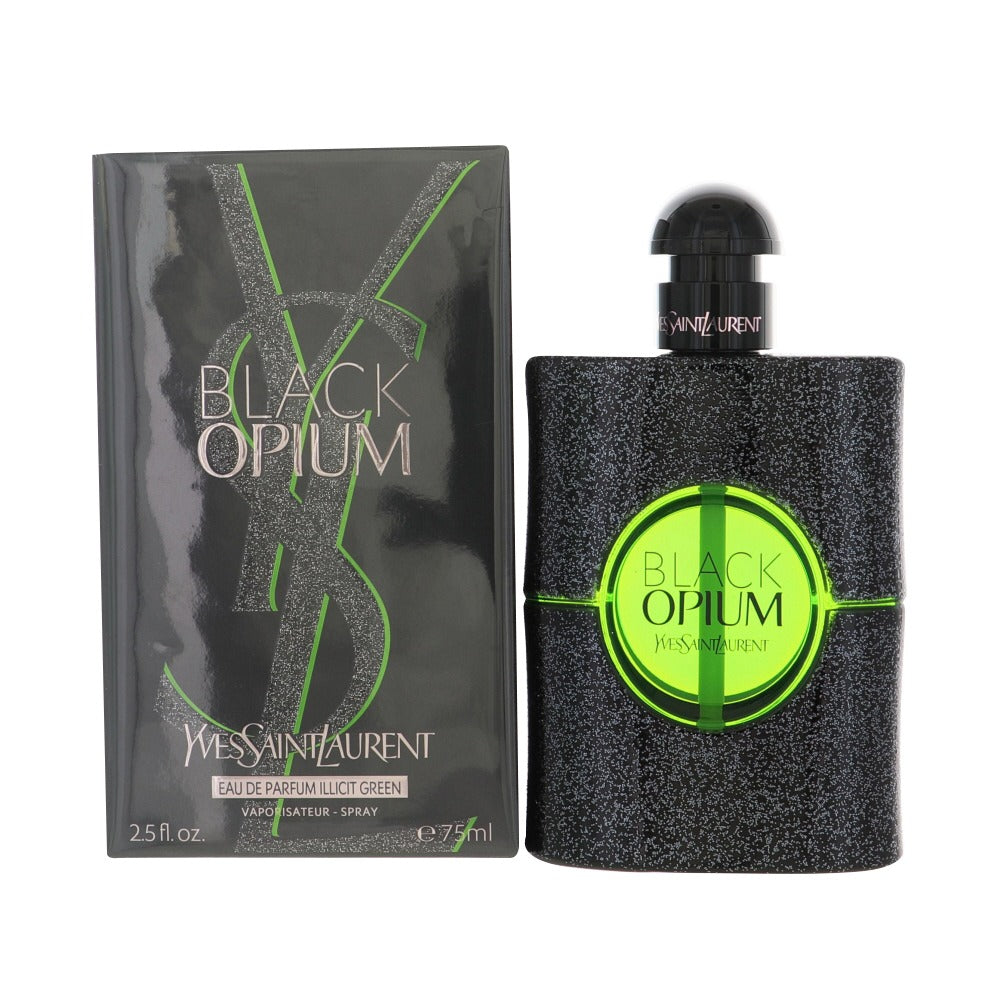 Black Opium Illicit Green by Yves Saint Laurent for Women - 2.5 oz EDP Spray