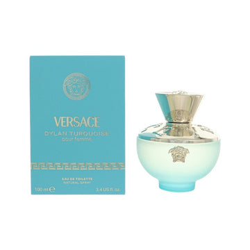 Dylan Turquoise by Versace for Women - 3.4 oz EDT Spray