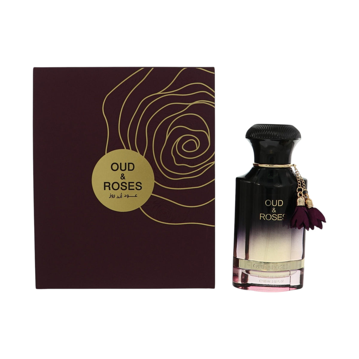 Oud & Roses by Ahmed Al Maghribi for Men - 2.02 oz Extrait De Parfum Spray
