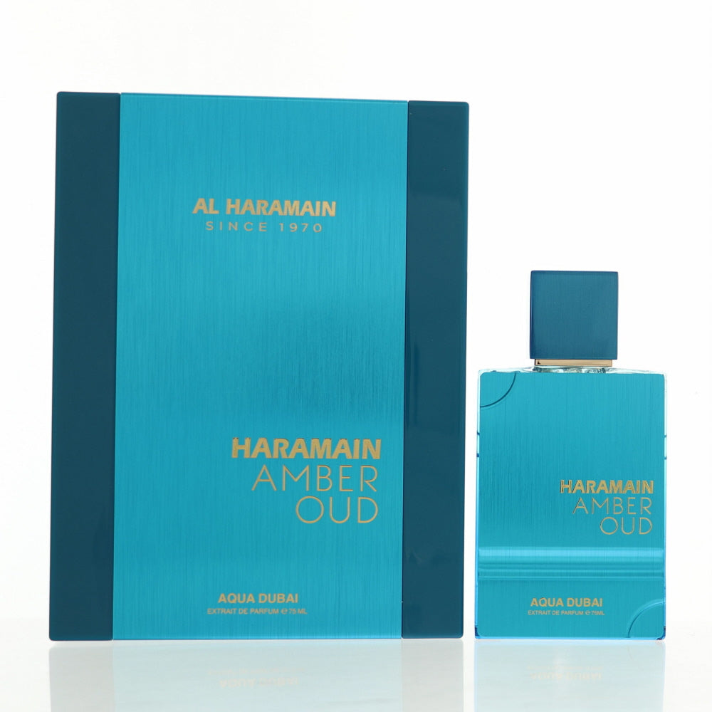 Amber Oud Aqua Dubai by Al Haramain for Men - 2.5 oz Extrait De Parfum Spray