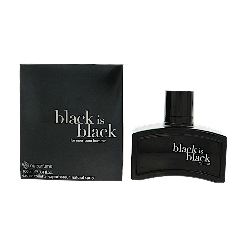 Black Is Black by Nuparfums for Men - 3.4 oz EDT Spray