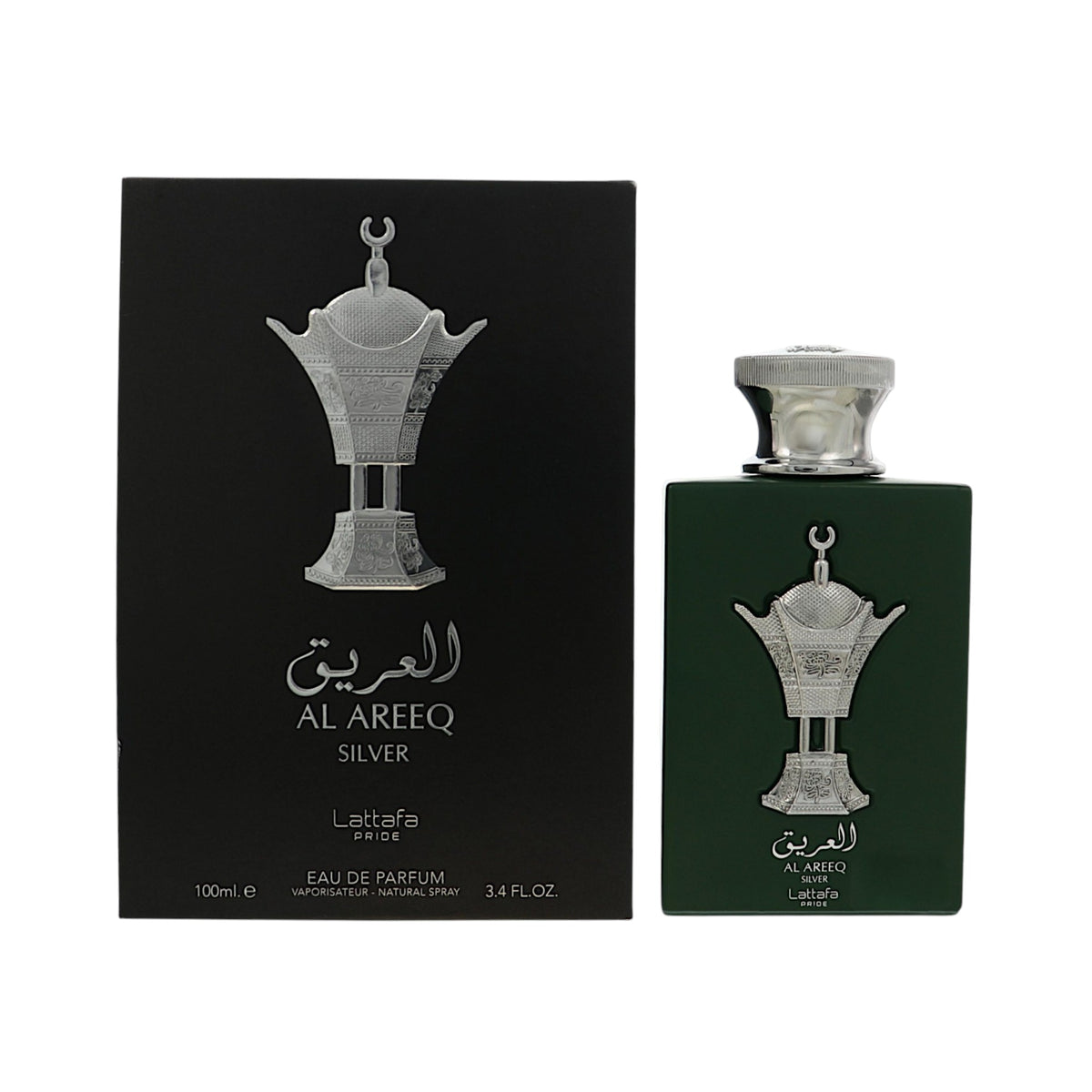 Al Areeq Silver by Lattafa for Men - 3.4 oz EDP Spray