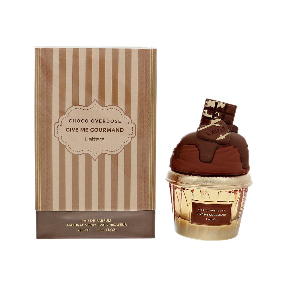 Give Me Gourmand Choco Overdose by Lattafa for Men - 2.53 oz EDP Spray