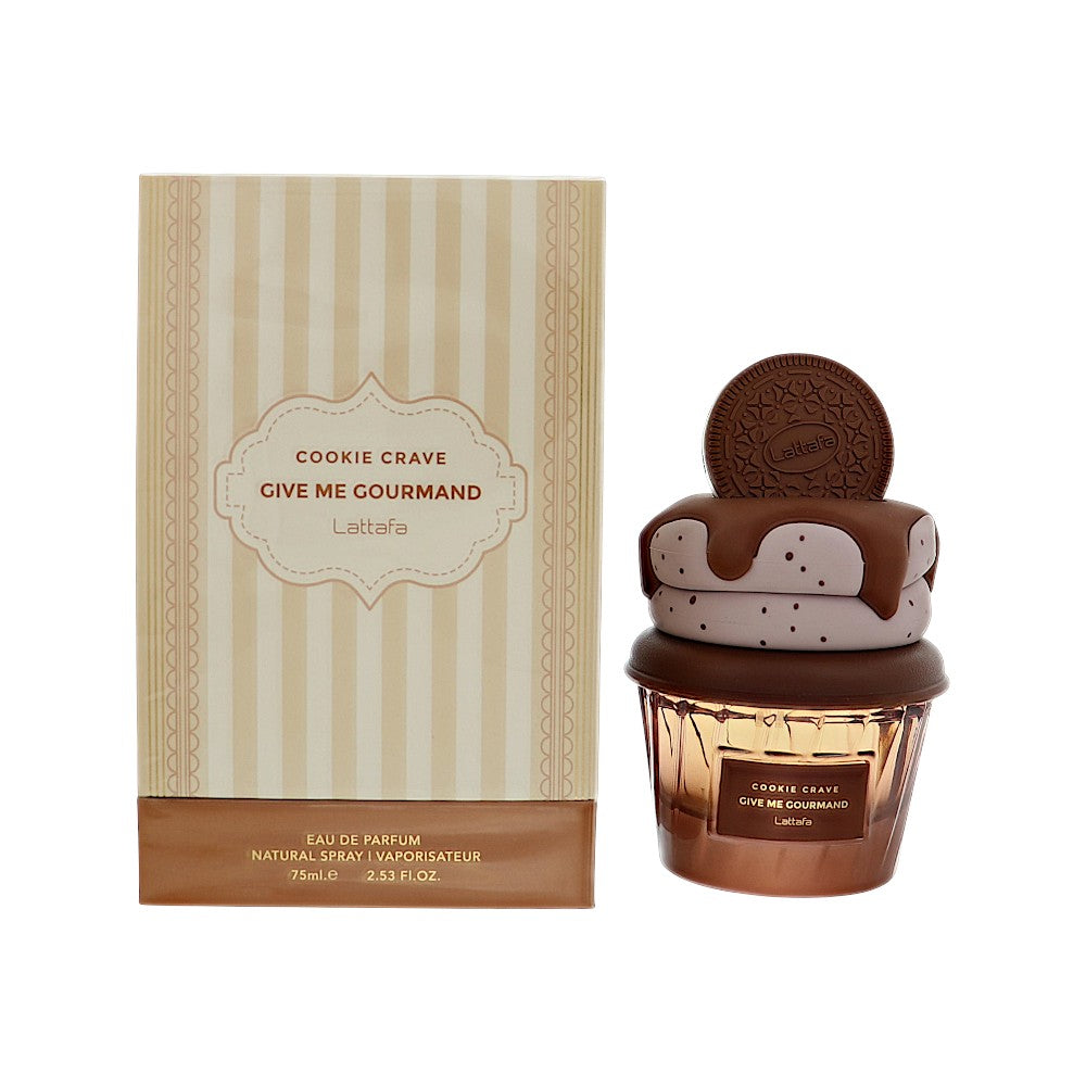 Give Me Gourmand Cookie Crave by Lattafa for Men - 2.53 oz EDP Spray