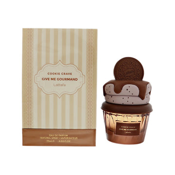 Give Me Gourmand Cookie Crave by Lattafa for Men - 2.53 oz EDP Spray