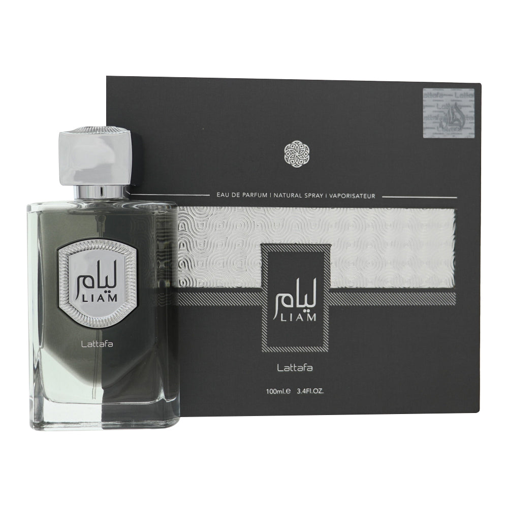 Liam Grey by Lattafa for Men - 3.4 oz EDP Spray