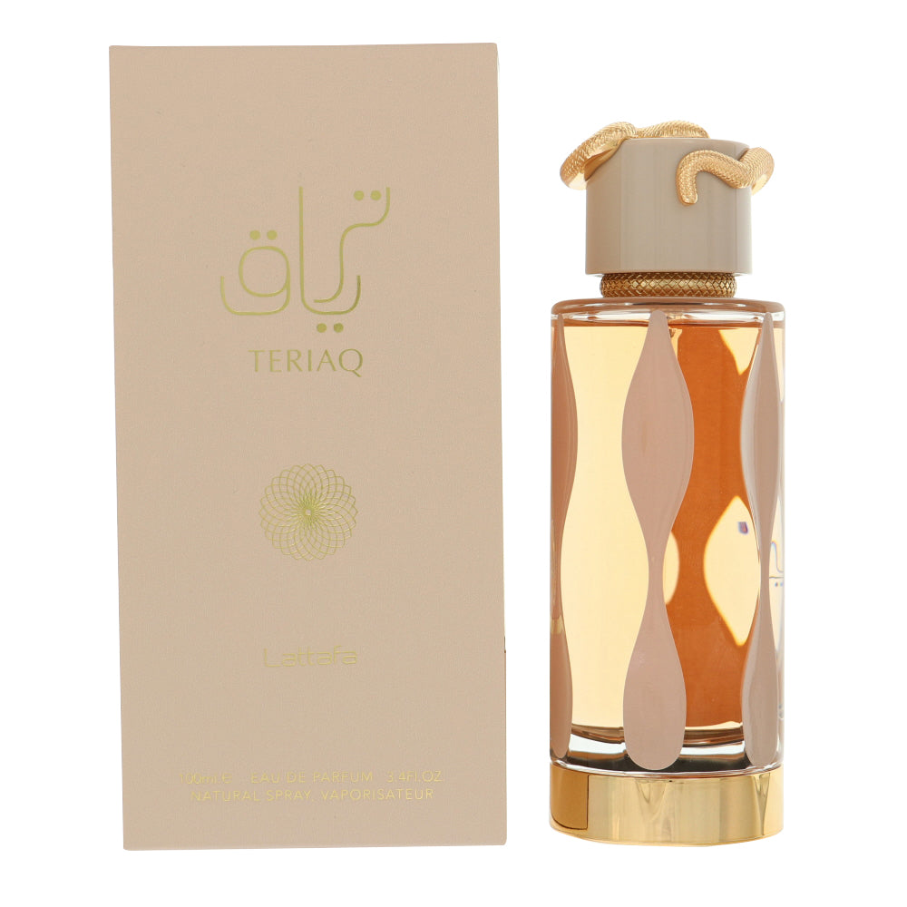 Teriaq by Lattafa for Men - 3.4 oz EDP Spray