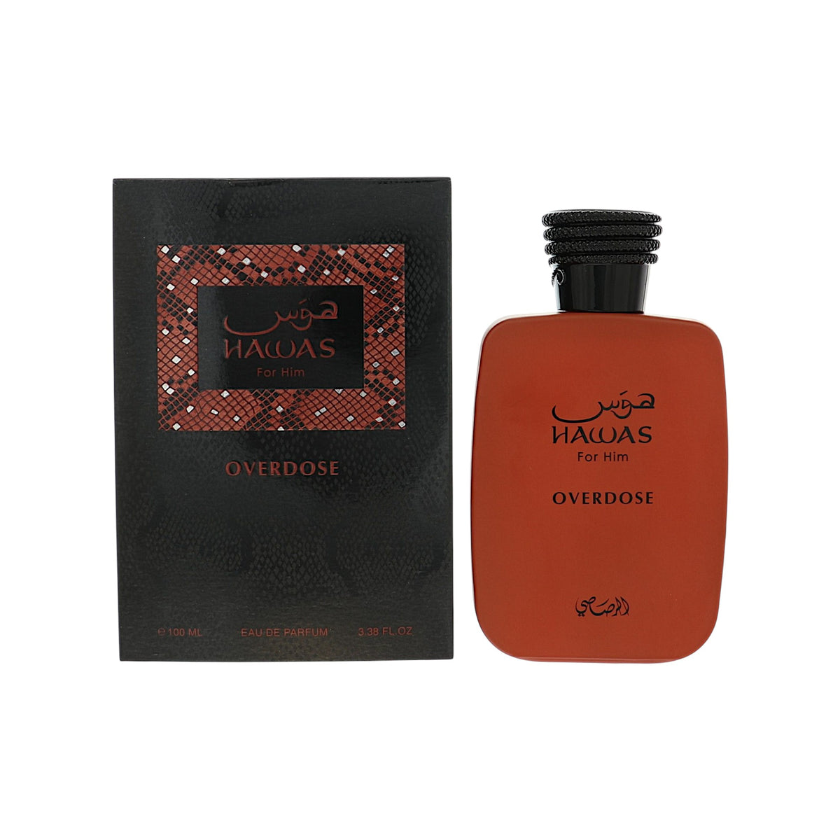 Hawas Overdose by Rasasi for Men - 3.38 oz EDP Spray