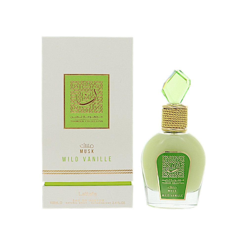 Musk Wild Vanille Thameen Collection by Lattafa for Women - 3.4 oz EDP Spray