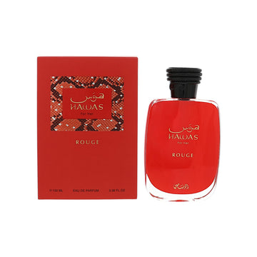 Hawas Rouge by Rasasi for Women - 3.38 oz EDP Spray